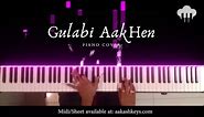 Gulabi Aakhen | Piano Cover | Mohammed Rafi | Aakash Desai