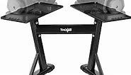 Yes4All Adjustable Dumbbell Stand With 25LBS Set Adjustable Dumbbells/Dumbbells Rack/Weight Rack with Strap