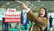 A Unique Sashimi Experience in Shikoku's Unexplored Fishing Village!