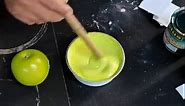 How to mix apple green color
