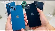 iPhone 13 Blue vs Midnight Color Comparison