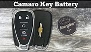 How To Replace 2016 - 2024 Chevy Camaro Key Fob Battery - Change Chevrolet Remote Fob Batteries