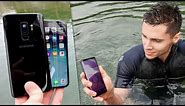 Samsung Galaxy S9 vs iPhone X Water Test! Secretly Waterproof?
