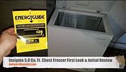 Insignia Chest Freezer First Look & Initial Review