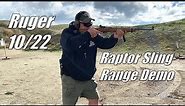 Ruger 10/22 Raptor Sling Range Demo