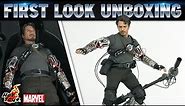 Hot Toys Iron Man Tony Stark Mech Test Deluxe Special Edition Figure Unboxing | First Look