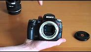 Sony Alpha A55 digital camera hands-on