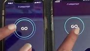Iphone 11 pro vs 12 Pro Internet speed test