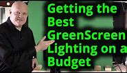 Getting the Best Green Screen Chroma key lighting setup on a budget
