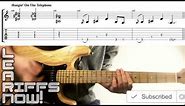 Blondie HANGING ON THE TELEPHONE Guitar Lesson 🕺🤘 Chorus Riff With Tab