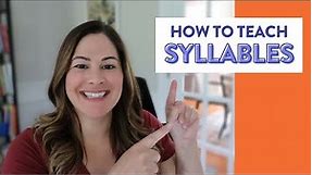 How to Teach Syllables in 2nd Grade // vowel team syllables, r-controlled syllables, C+LE syllables