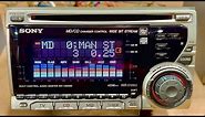 SONY WX-C60MD CAR STEREO AUDIO SYSTEM Radio Md Cd Player Restoration Maintenance Repair TEST