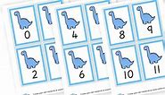 Number Cards 1-20 (Blue)