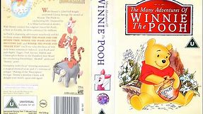 Opening of 'The Many Adventures of Winnie the Pooh' (1997, UK VHS)