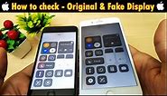 How to check iphone Display is Original or Fake ?? | LIVE TEST!!