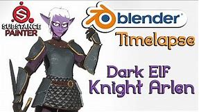 Dark Elf Knight Arlen ⚔ Timelapse