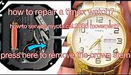 how to repair a timex watch? Servicing Miyota cal.2305 movement#miyota#watches#timex