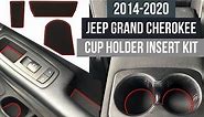 2014-2020 Jeep Grand Cherokee Cup Holder Interior Accessories Insert Kit by GridReady