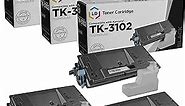 LD Products Toner Cartridge Compatible with Replacement for Kyocera FS-2100DN TK-3102 (Black, 3-Multipack) Compatible with The Following Kyocera-Mita Printer Model FS-2100DN