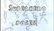 How to Draw Superhero Poses