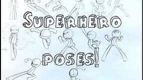 How to Draw Superhero Poses