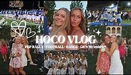 junior homecoming VLOG + grwm (pep rally, hoco football game + dance, etc.!!)