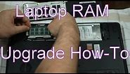 Easy How-To 4gb To 8gb RAM Laptop Upgrade With Crucial Memory On Acer Aspire E1-571