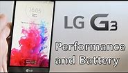 Performance and Battery of the LG G3