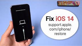 How to Fix support.apple.com/iphone/restore on iOS 14 iPhone 11 Pro/11/XR/X /8/7 2020