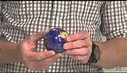 The Oswald Decorative Gemstone Paperweight Globe - 3.25 diam. in. - Product Review Video