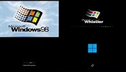 (Updated) Evolution of Windows Startup Screen 1985-2022