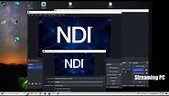 EASIEST TWO PC stream setup - OBS NDI Screen Capture - NO capture card needed - (After OBS 28)