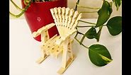 Diy: wooden clothespins chair / clothespins craft