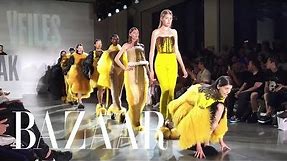 Watch How Gracefully These Models Fall | Harper's BAZAAR