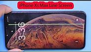 iPhone XS Max Line Screen Blue Solution - Repair -Fix 100%