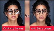 Best anti glare glasses ? Types of anti reflective coating lenses available ?