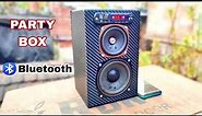 How To Make Portable Bluetooth Party Speaker Box || Bluetooth Speaker !