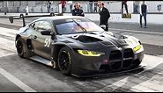 2022 BMW M4 GT3 in action: Sound, Accelerations & Downshifts at Monza Circuit!