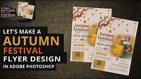 Stand Out from the Crowd with The Stunning Autumn Flyer Template in Adobe Photoshop