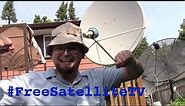 C Band 4ft Satellite Dish Antenna - SETUP #FreeSatelliteTV #FTA #CBand