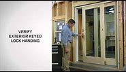 Installing the Exterior Keyed Lock on Frenchwood Gliding Doors | Andersen Windows