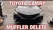 2020 Toyota Camry 4cyl DUAL EXHAUST w/ MUFFLER DELETE!