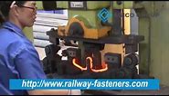 How to make rail clips - rail fasteners