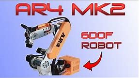 AR4 MK2 6 DOF ROBOT ARM - DIY 6 axis robot kit / Arduino controller with Python program interface