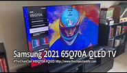 TechTalk: Samsung QLED 65Q70A Demonstration & Review - New 2021 4K QLED TV