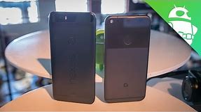 Google Pixel XL vs Nexus 6P First Look