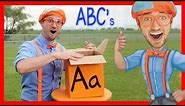 Learn The Alphabet With Blippi | ABC Letter Boxes