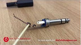 How To Solder An Audio Cable To An Audio Jack (Fix - Repair Headphone Jack)