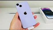 iPhone 14 PURPLE Unboxing & First Impression!