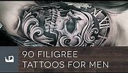 90 Filigree Tattoos For Men